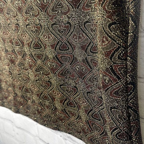 Vintage JKLA California Sleeveless Blouse Evening Cocktail Shirt S Small USA - Picture 3 of 7